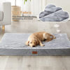 Picture of WNPETHOME Orthopedic Dog Beds for Medium Dogs, Large Waterproof Dog Bed with Removable Washable Cover & Anti-Slip Bottom, Egg Crate Foam Pet Bed Mat, Multi-Needle Quilting Medium Dog Bed