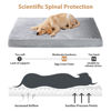 Picture of WNPETHOME Orthopedic Dog Beds for Medium Dogs, Large Waterproof Dog Bed with Removable Washable Cover & Anti-Slip Bottom, Egg Crate Foam Pet Bed Mat, Multi-Needle Quilting Medium Dog Bed