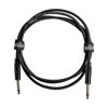 Picture of Gearlux Instrument Cable/Guitar Cable, 1/4-inch to 1/4-inch, Black, 6-Feet - 3 Pack
