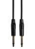 Picture of Gearlux Instrument Cable/Guitar Cable, 1/4-inch to 1/4-inch, Black, 6-Feet - 3 Pack