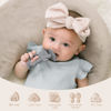 Picture of Moonkie Teething Toy, Safe & Easy to Hold BPA Free Silicone Teethers, 360° Baby Toothbrush with Suction Base, Teether Toys Best for Babies 6-12 Months (Koala Lunar Grey)