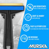 Picture of Car Ice Scraper Brass Blade - fast, easy & efficient - [ 2 Pack ] Ice Scrapers for Car Windshield Ice Scraper - Brass Ice Scraper for Car - Original Murska from Europe - for Winter A054-2