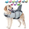 Picture of EMUST Dog Life Vest, Dog Life Jacket for Small, Middle, Large Dogs with Rescue Handle Flotation Vest Safety Lifesaver for Swimming Pool Beach Boating, (S,Grey)