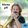 Picture of Brasstache 2.0 Combo Pack - [2-Pack] The Original Clip-on Mustache for Brass Instrument Mouthpieces, XL and Handlebar Combo Version (French Horn)