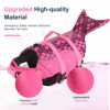 Picture of EMUST Dog Life Jacket Mermaid, Ripstop Dog Life Vests with Rescue Handle for Small Medium and Large Dogs, Pet Safety Swimsuit Preserver for Swimming Pool Beach Boating, XS
