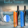 Picture of EcoNour 27" Car Snow Brush and Ice Scrapers for Car Windshield (2 Pack) | Scratch Free Bristle Head Snow Brush & Tough Window Snow Scraper with Aluminium Body | Snow Removal Winter Car Accessories