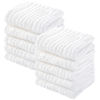 Picture of Yoofoss Muslin Baby Washcloths 100% Cotton Face Towels 10 Pack Wash Cloths for Baby 12x12in Soft and Absorbent Baby Wipes (White)