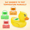 Picture of Baby Bath Thermometer, Digital Water Temperature Thermometer with 3 Color Backlit and Temperature Warning, Safety Bath Tube Thermometer Floating Toy for Infant, Toddler (Yellow Duck)