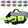 Picture of VIVAGLORY Dog Life Jacket with Removable Front Float, Life Vest for Dogs with Reflective Trims & Extra Padding for Swimming & Boating, Bright Yellow, XS