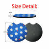 Picture of 2 Pack Car Coasters for Drinks Absorbent - 2.75 Inch Cute Car Cup Holder Coasters for Women, Removable Cup Holder Coaster for Your Car, Car Interior Accessories for Women & Girls (Chrysanthemum)