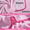 Picture of Pink Blanket for Dog Accesssories Girl, Pink Stuff for Small Puppy Kitten Indoor Cats, Washable Soft Dog Blanket Supplies