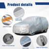 Picture of Kayme 6 Layers Car Cover Custom Fit for Chrysler Voyager/Pacifica (2016-2024) Waterproof All Weather for Automobiles, Outdoor Full Cover Rain Sun UV Protection.Silver