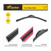 Picture of Raidbee® 24+21 inch Silicone Windshield Wiper blades Replacement for DODGE Charger 2020-2011,Chrysler 300 2020-2011,MITSUBISHI Outlander 2023-2007,Chevrolet Camaro 14-10 +More Silicone Wiper Blades