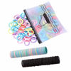 Picture of 300 Pack Hair Ties BEoffer Baby Toddlers Girls Elastics Hair bands Black Colorful Small Rubber Bands Ponytail Pigtails Holders Not Harm to Hair (Color B)