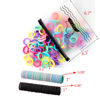 Picture of 300 Pack Hair Ties BEoffer Baby Toddlers Girls Elastics Hair bands Black Colorful Small Rubber Bands Ponytail Pigtails Holders Not Harm to Hair (Color B)