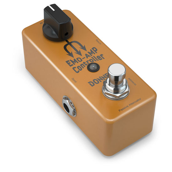 Picture of Donner Amp Attenuator Pedal, EMO AMP Box Controller Signal Converter Guitar Effect pedal with Mute Footswitch