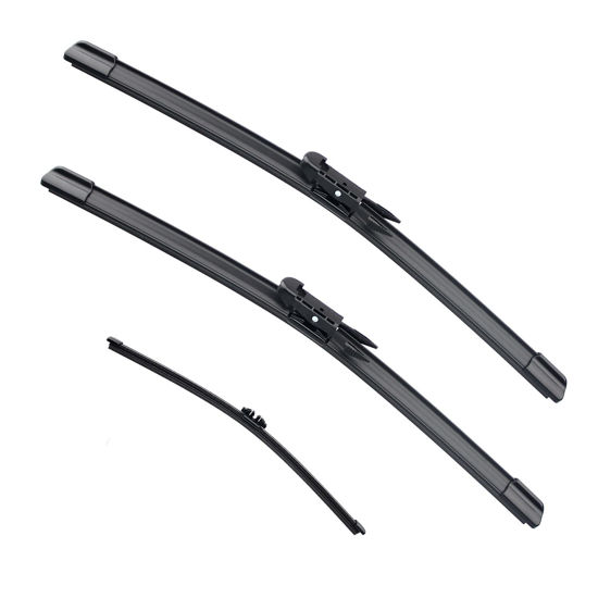 Picture of VTOGOI Wiper Blades With Rear Wiper Blades Set For 2011-2023 Ford Explorer,Automotive Replacement Windshield Wiper Blades, That Meet OEM Quality Easy DIY Install 26"+22"+11"(Set of 3)