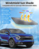 Picture of Mixsuper Liner Windshield Sun Shade for Kia Sportage 2023 2024 Windshield Sunshades Front Window Sun Shades Cover for Sportage Accessories Foldable Sun Visor Keep Cool Block UV Heat
