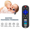 Picture of YAPROM 2Pcs Silicone Teething Toys, TV Remote Teether Toys for Baby Remote Teething Toys, Silicone Toy Remote for Infant&Toddler Boys Girls BPA Free/Refrigerator Safe