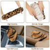 Picture of Accmor Fluffy Car Steering Wheel Cover, Universal Fuzzy Auto Wheel Cover & Handbrake Cover & Gear Shift Cover Set, Anti-Slip Tiger Stripe Warm Fur Vehicle Wheel Protector Car Accessories for Men Women