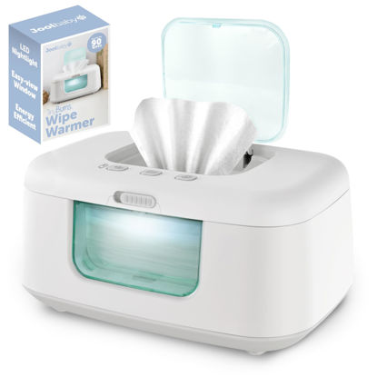 Picture of Jool Baby TinyBums Baby Wipe Warmer & Dispenser with LED Changing Light & On/Off Switch (Aqua)