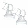 Picture of Maymom Connector Compatible with Medela Flanges. Not Original Medela Personalfit Connector. Compatible with Pump in Style Symphony Swing Breastpumps, and Maymom Flanges; 2pc/pk
