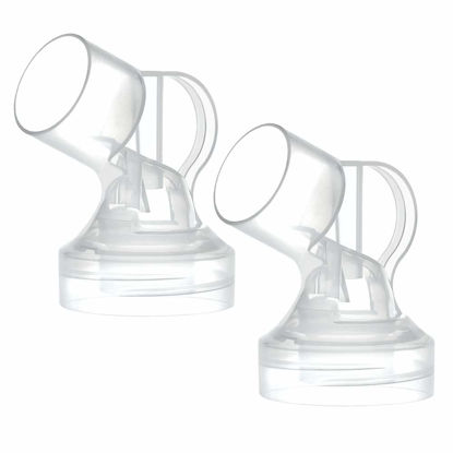 Picture of Maymom Connector Compatible with Medela Flanges. Not Original Medela Personalfit Connector. Compatible with Pump in Style Symphony Swing Breastpumps, and Maymom Flanges; 2pc/pk