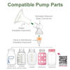 Picture of Maymom Connector Compatible with Medela Flanges. Not Original Medela Personalfit Connector. Compatible with Pump in Style Symphony Swing Breastpumps, and Maymom Flanges; 2pc/pk