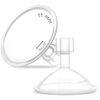 Picture of Maymom MyFit Crater Series 11mm Two-Piece Design Small Breastshield Compatible with Medela Breast Pumps; Not Original Medela Pump Parts; Replace Medela Shields; Fit Flex Connector; 2pc