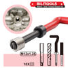 Picture of BILITOOLS M12x1.25 Thread Repair Kit, HSS Drill Helicoil Repair Kit Metric