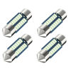 Picture of Serundo Auto DE3175 Led Car Bulb 31mm 1.22in Led Festoon Bulb, DE3021 DE3022 DE3023 6428 6430 7065 Led Festoon Bulb, Interior Led Used for Car Map Dome Light etc,Pack of 4pcs Ice Blue