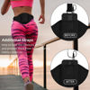 Picture of Weewooday 1 Pack Mic Belt Wireless Microphone Belt for Theatre Microphone Holder Waistband Bag for Fitness Instructor Micro Speaker (Black)