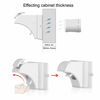 Picture of Child Safety Magnetic Cabinet Locks - vmaisi 4 Pack Adhesive Baby Proofing Cabinets & Drawers Latches