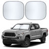 Picture of Autovir 2 Piece Truck Windshield Sun Shade Foldable | Front Windshield Shade for Superior Sun, Heat, and UV Rays Protection | Square Sunshade for Car Ensuring Interior Protection | Large (36"x32.5")