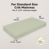 Picture of 2-Pack Crib Sheets for Boys, Girls - Viscose Derived from Bamboo Fitted Crib Sheet, Baby Crib Sheets Neutral, Crib Mattress Sheet, Toddler Bed Sheets, Baby Sheets for Crib Fitted Sheets (Foxtrot)