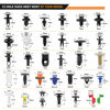 Picture of GOOACC 975Pcs Car Push Retainer Clips & Auto Fasteners Assortment 33 Most Popular Sizes Bumper Fender Rivets with Cable Ties Remover for Ford GM Toyota Honda Chrysler BMW Benz Audi Nissan Mazda Subaru