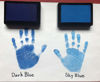 Picture of ReignDrop Ink Pad For Baby Footprint & Handprint - Creates Impressive Long Lasting Keepsake Stamp for Infant & Kids. Smudge Proof, Easy to Wipe Off Skin, Safe & Gentle Acid Free(Dark Blue)