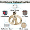 Picture of matilor Dog Harness Step-in Breathable Puppy Cat Dog Vest Harnesses for Small Medium Dogs Beige