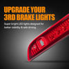 Picture of Cxdar Third 3rd Brake Light LED for 2007-2017 Jeep Patriot, High Mount Rear Brake Lights Assembly for 07-17 Jeep Patriot, Waterproof Center Cab Lamp Stop Light (Red)
