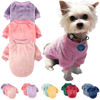 Picture of FabriCastle Dog Sweater, Pack of 3, Dog Clothes, Dog Coat, Dog Jacket for Small or Medium Dogs Boy or Girl, Ultra Soft and Warm Cat Pet Sweaters (Small, Pink,Purple,Light Pink)
