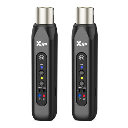 Picture of Xvive P3D Wireless XLR Bluetooth Receiver Bluetooth for Mixer, Active PA Systems,DJ Systems (P3D Stereo XLR)