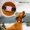 Picture of Pup Culture AirTag Dog Collar Holder, Extra-Durable, Lightweight, and Protective AirTag Case for Dog Collar - Track Your Pet Using an Apple AirTag - Dog Collar AirTag Holder- Pink 0.5 Inch Collar