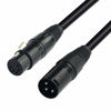 Picture of SiYear XLR Male 3 Pin to XLR Female 5 Pin DMX 512 Turnaround DMX Stage Light Cable, XLR3M to XLR5F Adaptor Cable (12inch / 2Pack)