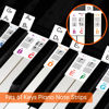 Picture of Piano Keyboard Stickers,61Key Piano Notes Guide, Electric Digital Piano Keyboard Labels for Beginner,Key Stickers Made of Reusable Silicone with Dust Cover and Box(Rainbow)