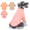 Picture of GYALAPERI Dog Sweater, 3 Pack Dog Sweaters for Small Dogs Girl Boy, Ultra Soft Warm Puppy Clothes Dog Coat for Winter (Peach+Lt Camel+Pink, Medium)