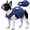 Picture of Kuoser Dog Life Jacket High Flotation, Reflective Dog Life Vest for Swimming Boating, Adjustable Small Medium Large Dog lifejacket, Lightweight Dog Life Preserver Rescue Handle Spring Summer Pool