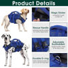 Picture of Kuoser Dog Life Jacket High Flotation, Reflective Dog Life Vest for Swimming Boating, Adjustable Small Medium Large Dog lifejacket, Lightweight Dog Life Preserver Rescue Handle Spring Summer Pool
