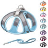 Picture of AIITLE Soft Dog Harness No Choke Over - Step in Adjustable Dog Harnes with Breathable Mesh and Quick-Release Buckle for Hot Weather- Outdoor Walking, Training for Medium Dogs Blue XL