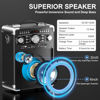 Picture of HWWR Karaoke Machine with 3 Microphones for Adults and Kids,Portable Party Karaoke Speaker with DJ Lights, Bluetooth Speaker for Home Party, Gatherings,Monitor-Speaker-and-subwoofer-Parts