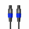 Picture of Yoico 2Pcs 100 Feet Professional Speakon to Speakon Cables Wire Speaker Audio Amplifier Cord 7mm with Twist Lock